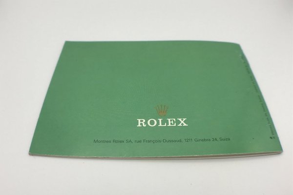 Rolex Booklet aus 1996 "Rolex Datejust" *Spanisch*